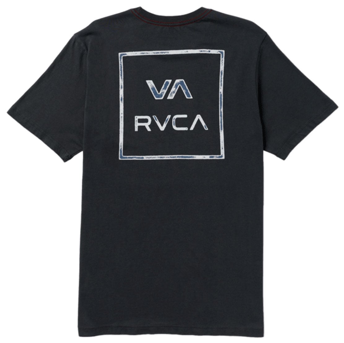 RVCA Men’s VA All The Way Short Sleeve T-Shirt - Regular Fit, Pirate Black – back view