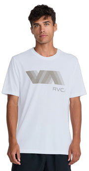 RVCA VA Blur Men's Short Sleeve T-Shirt - White 1