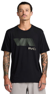 RVCA VA Blur Men's Short Sleeve T-Shirt - Black 2