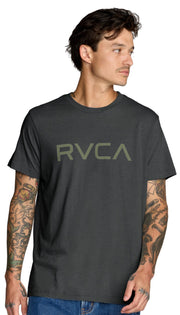 RVCA Big RVCA Men's Short Sleeve T-Shirt - Black 2