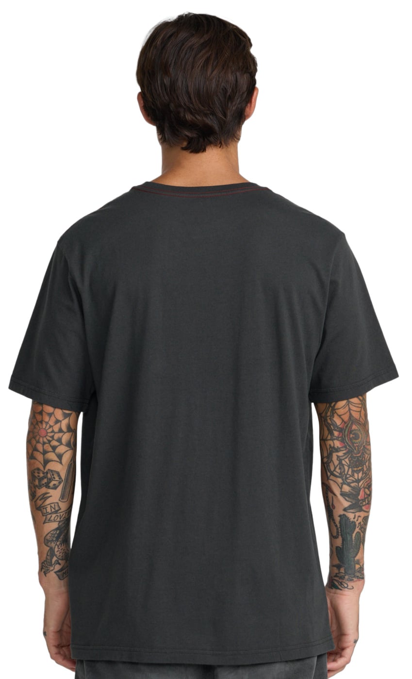 RVCA Balance Box Men's Short Sleeve T-Shirt - Pirate Black – back view