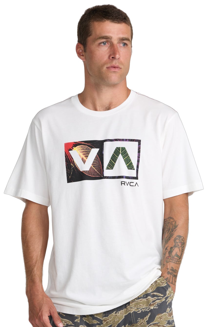 RVCA Balance Box Men's Short Sleeve T-Shirt - Antique White