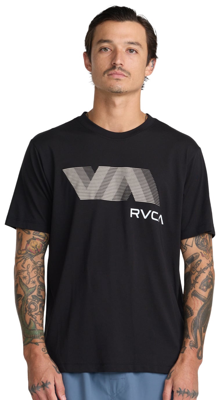 RVCA VA Blur Men's Short Sleeve T-Shirt - Black