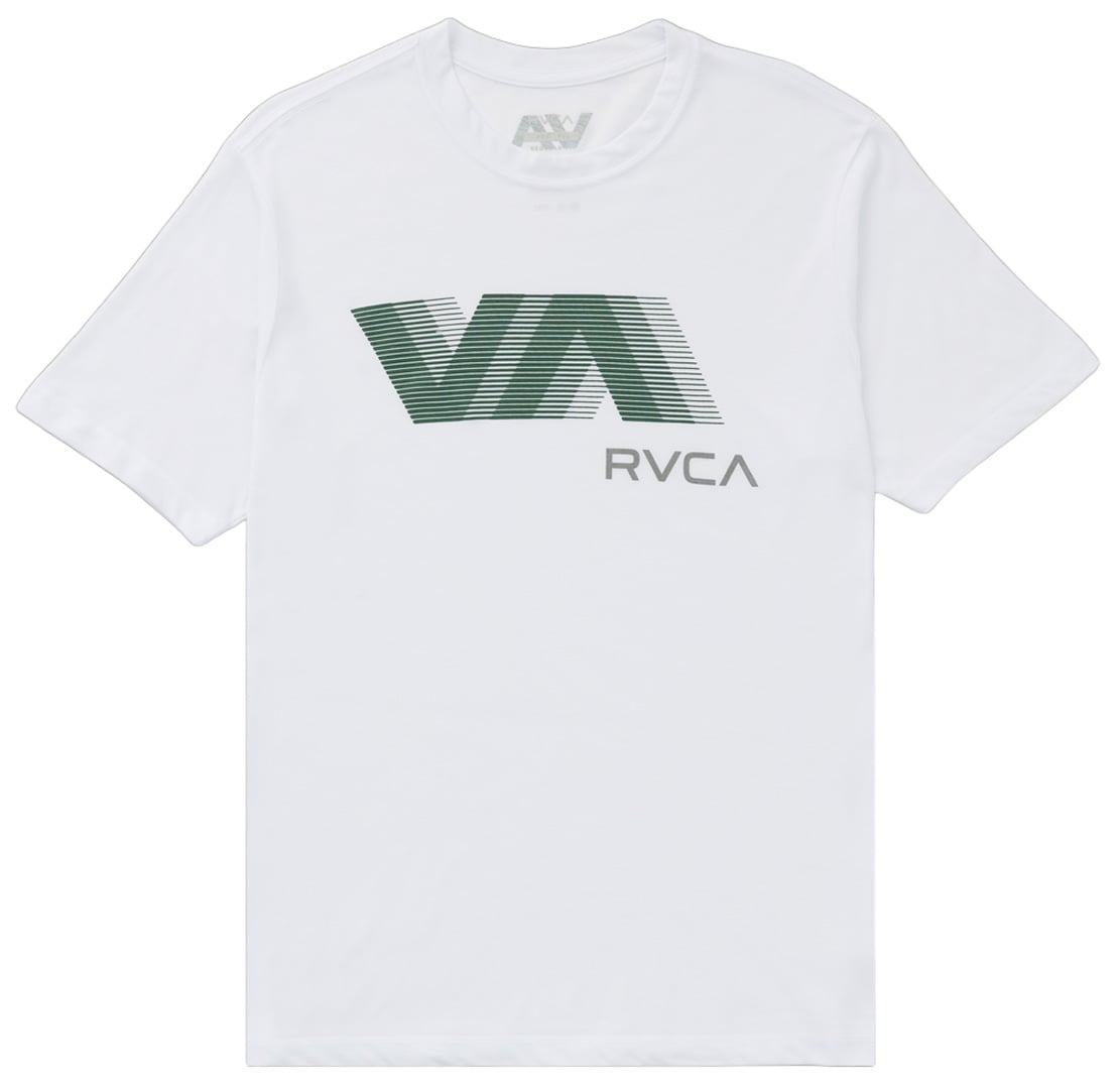 RVCA VA Blur Men's Short Sleeve T-Shirt - White – alternate view 1