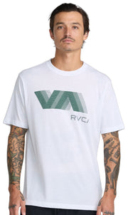 RVCA VA Blur Men's Short Sleeve T-Shirt - White