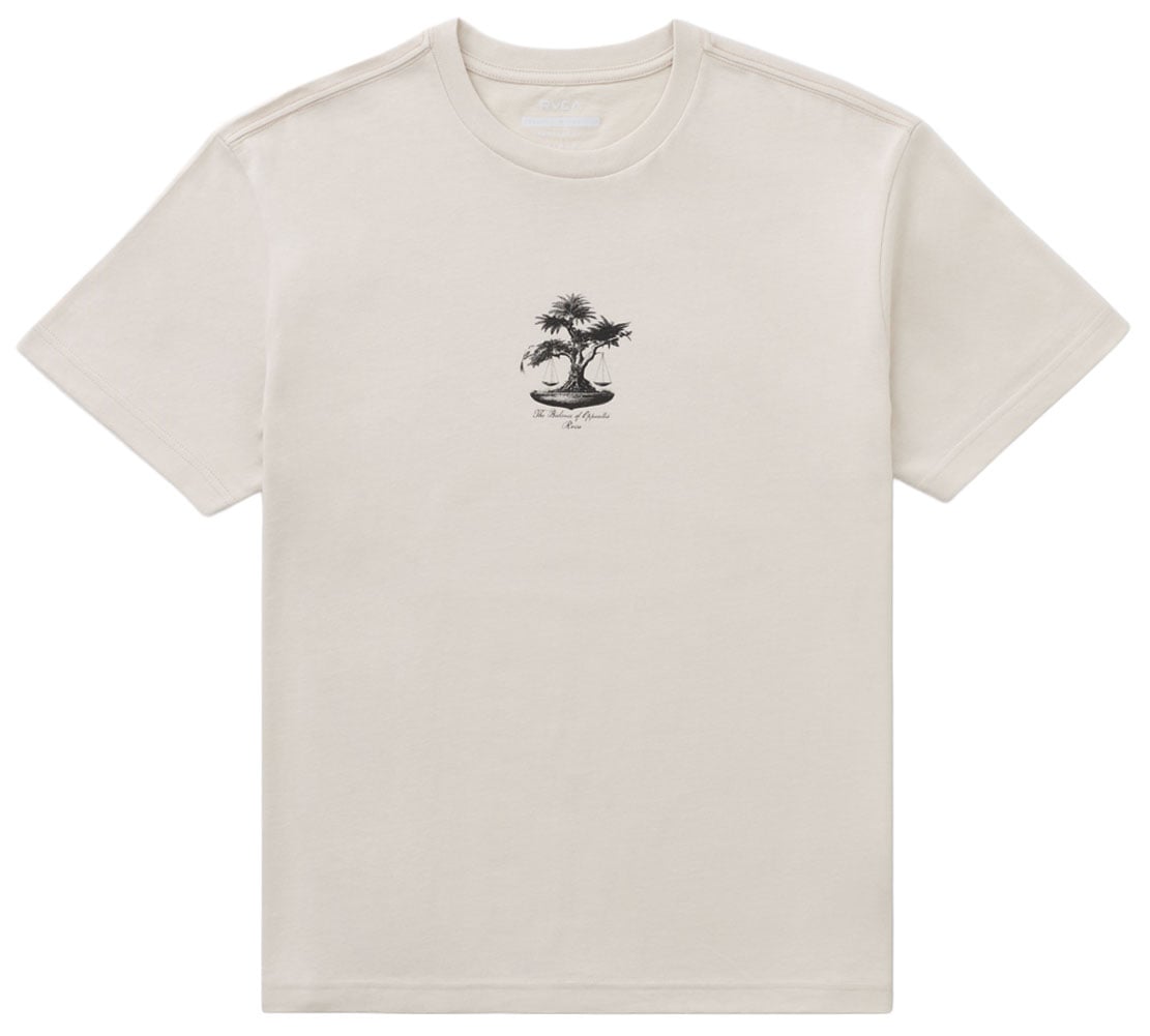 RVCA Balance Tree Men's Short Sleeve Tee - Ceramic – alternate view 1