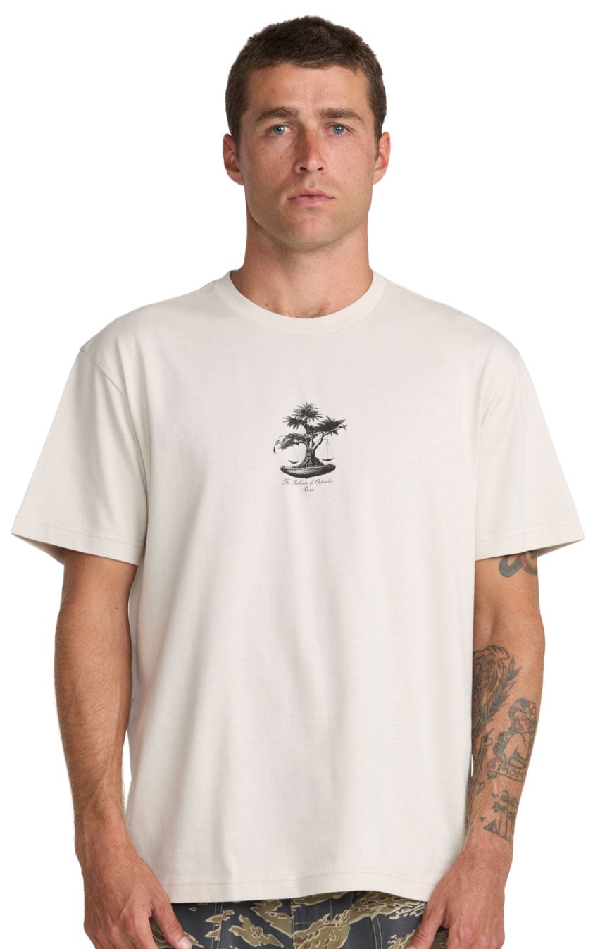 RVCA Balance Tree Men's Short Sleeve Tee - Ceramic