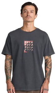 RVCA Quad Men's Short Sleeve Tee - Pirate Black