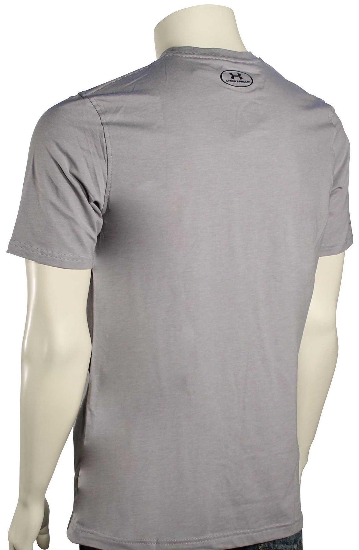 Under Armour Sportstyle Logo T-Shirt - Grey Heather / Graphite – back view