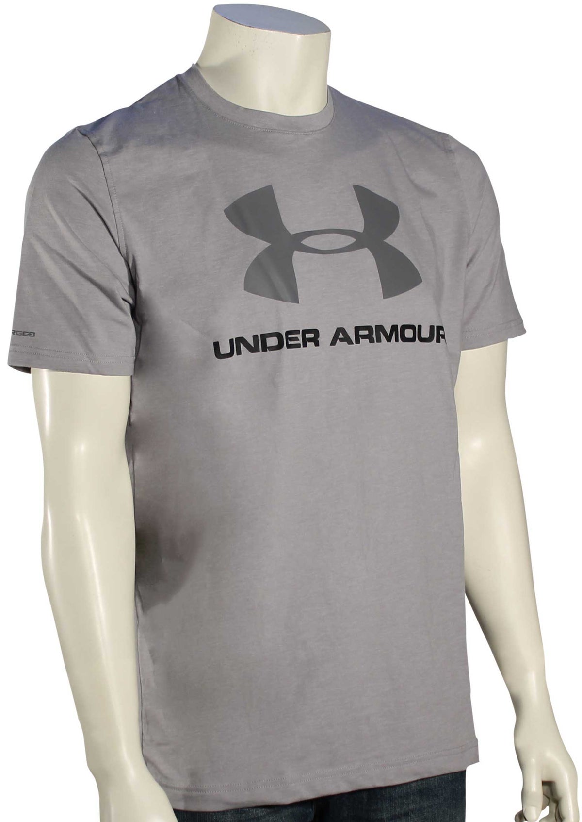 Under Armour Sportstyle Logo T-Shirt - Grey Heather / Graphite
