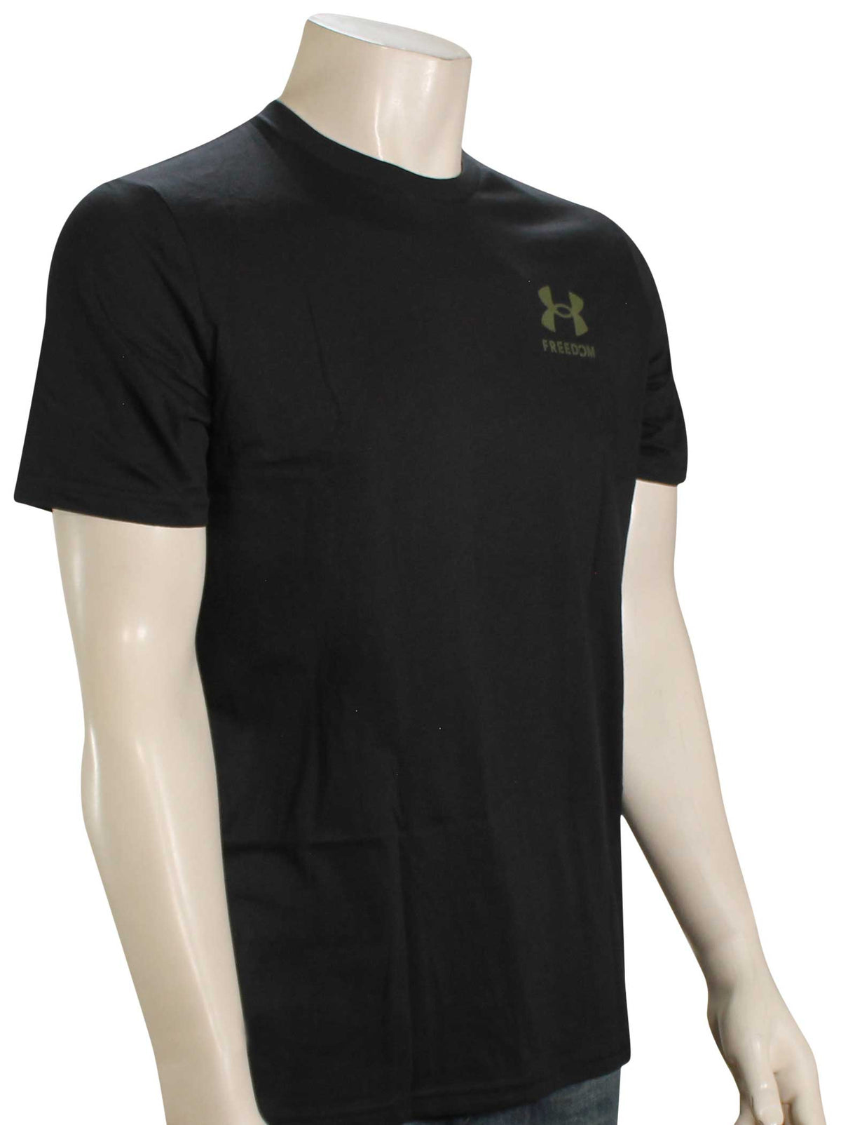Under Armour Freedom Flag T-Shirt - Classic Black / Marine OD Green