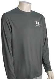 Under Armour Iso-Chill Freedom LS T-Shirt - Pitch Gray / White