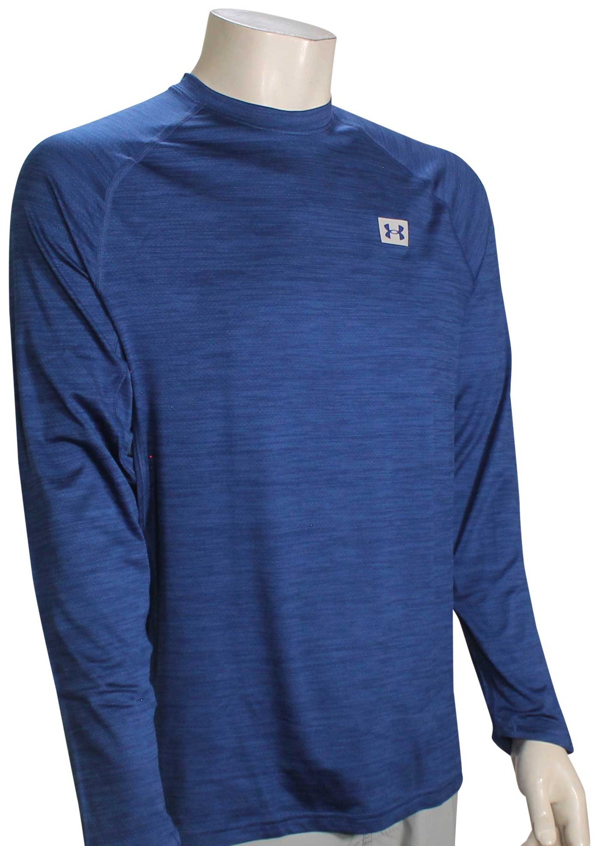 Under Armour Blue Water LS T-Shirt - Blue Mirage / Mod Grey