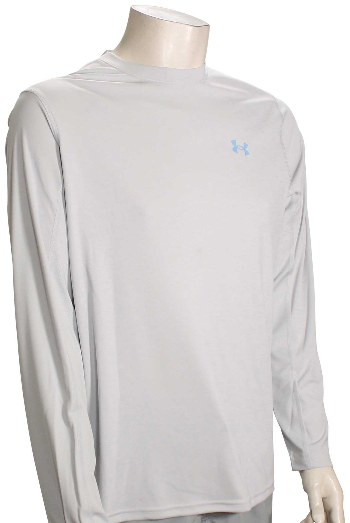 Under Armour Iso-Chill Shorebreak Back LS T-Shirt - Halo Grey / Blue
