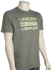 Under Armour Stacked Logo Fill T-Shirt - Mossy Taupe / Mod Gray - XXXL