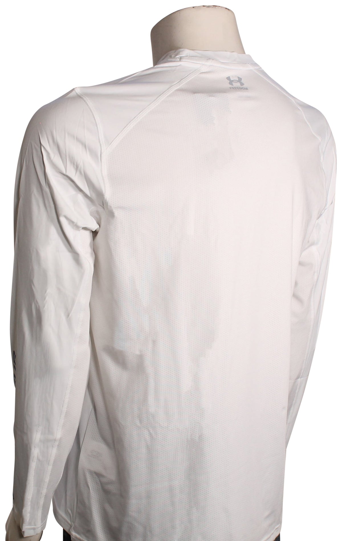 Under Armour Fish Pro Freedom Tech LS T-Shirt - White / Blue / Red – back view
