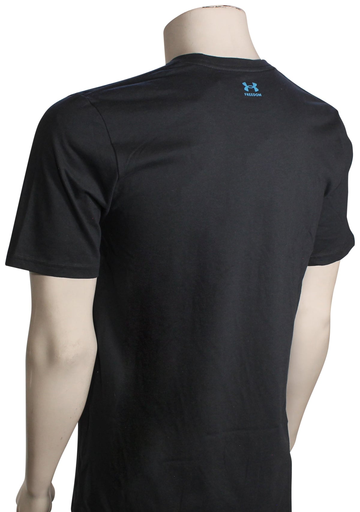 Under Armour Freedom Hook T-Shirt - Anthracite / Ether Blue – back view