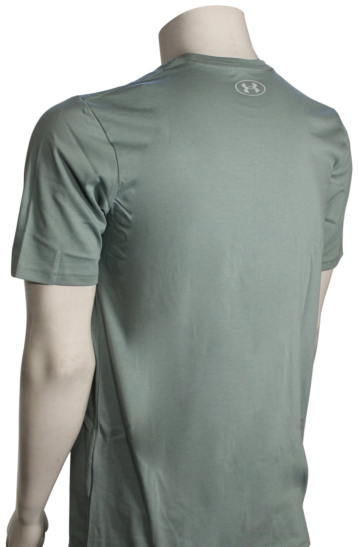 Under Armour Fish Hook Logo T-Shirt - Silica Green – back view