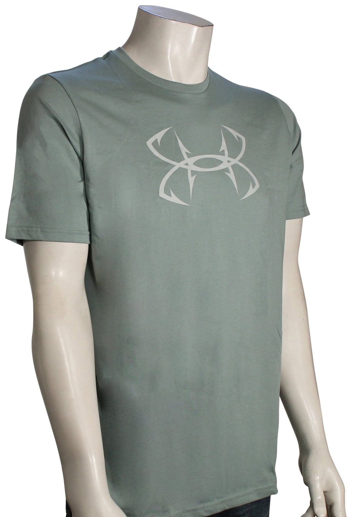 Under Armour Fish Hook Logo T-Shirt - Silica Green