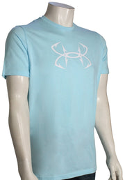 Under Armour Fish Hook Logo T-Shirt - Stream / White