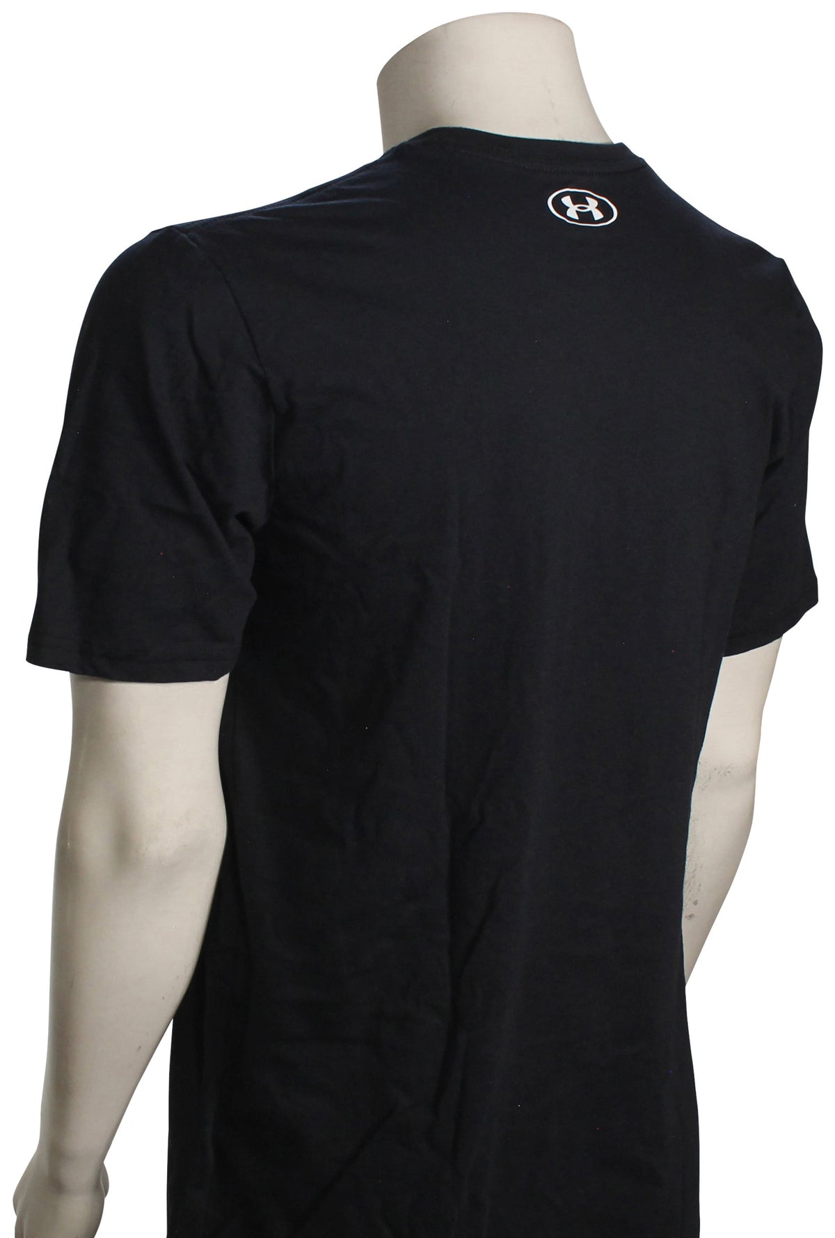 Under Armour Camo Chest Stripe T-Shirt - Black / Grey – back view