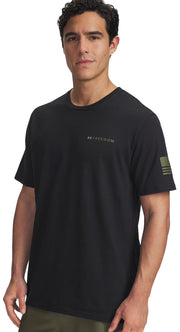Under Armour Freedom Banner T-Shirt - Black / Marine OD Green