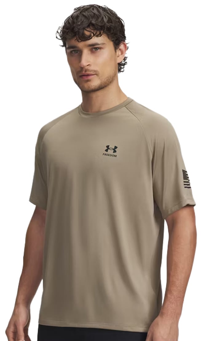 Under Armour Freedom Tech T-Shirt - Federal Tan / Black