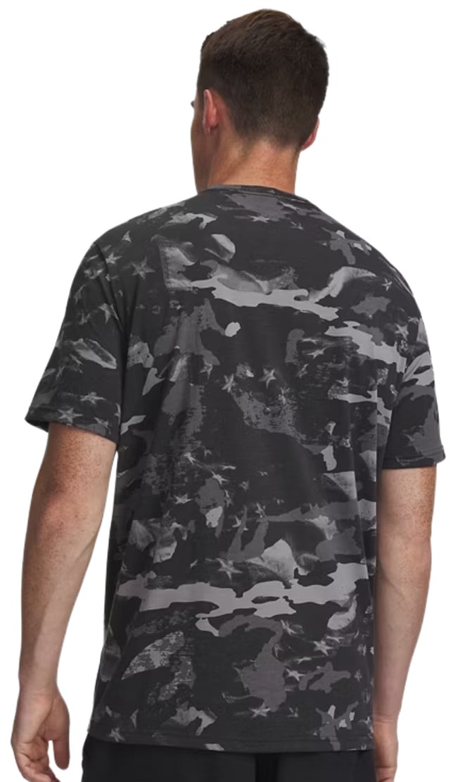 Under Armour Freedom Camo T-Shirt - Castlerock / Titan Grey – back view