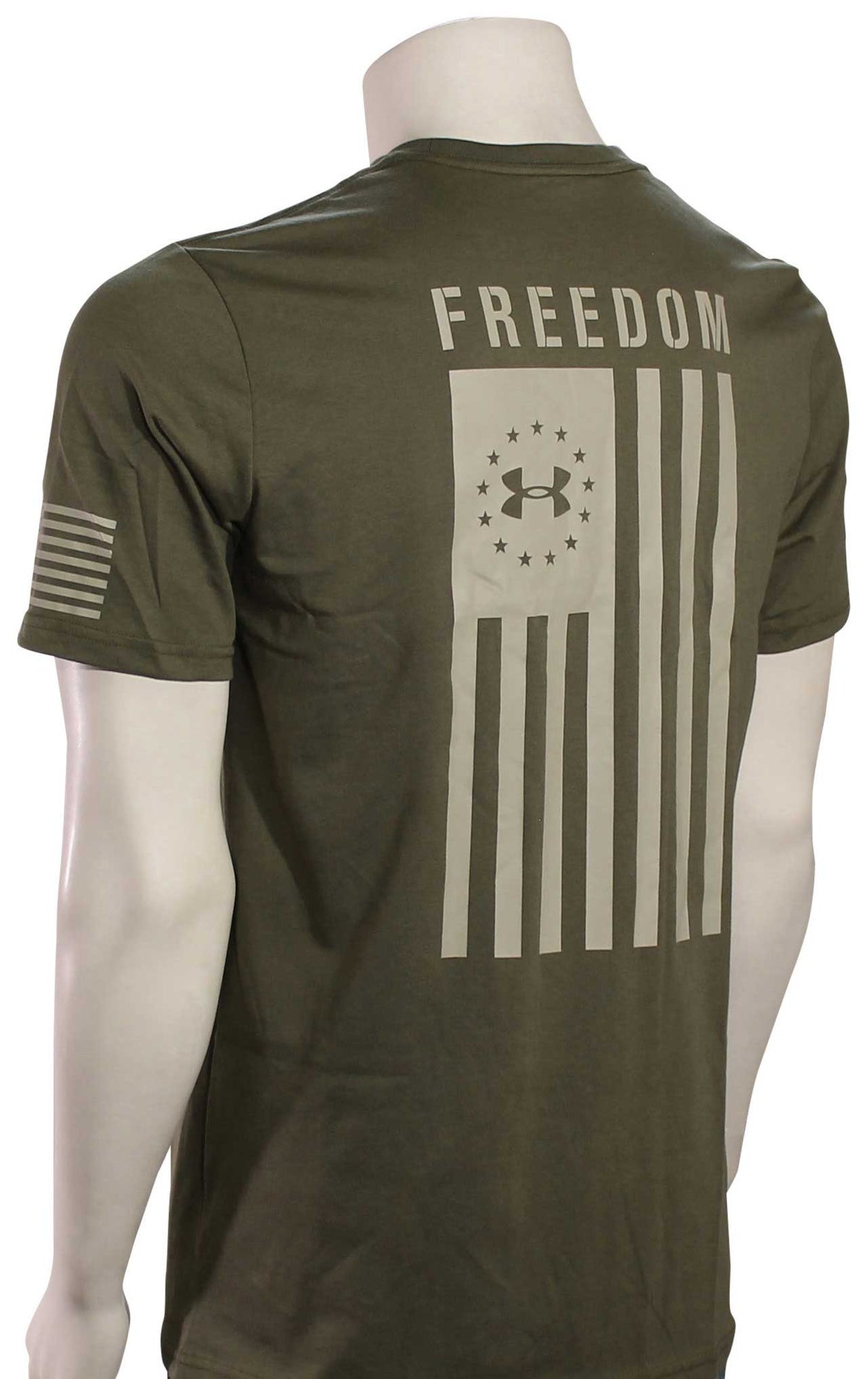 Under Armour Freedom Flag T-Shirt - Marine Green – back view
