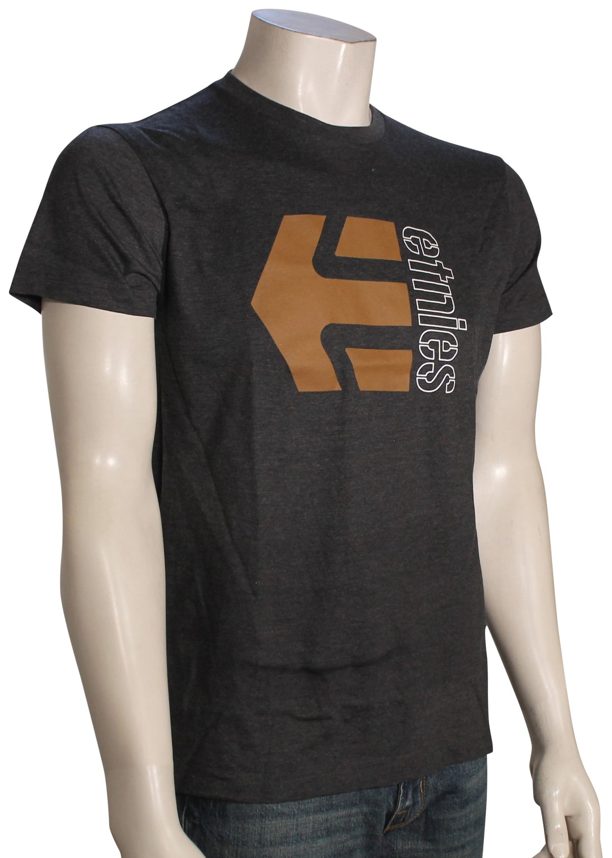 Etnies Corp Combo T-Shirt - Charcoal / Heather