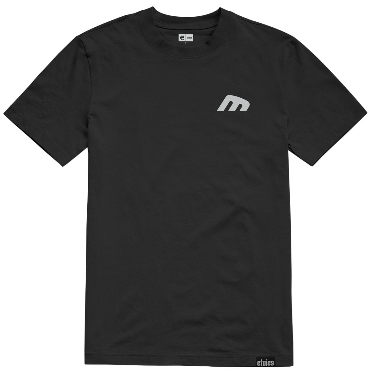 Etnies Team Embroidery Men's Short Sleeve T-Shirt - Black / White