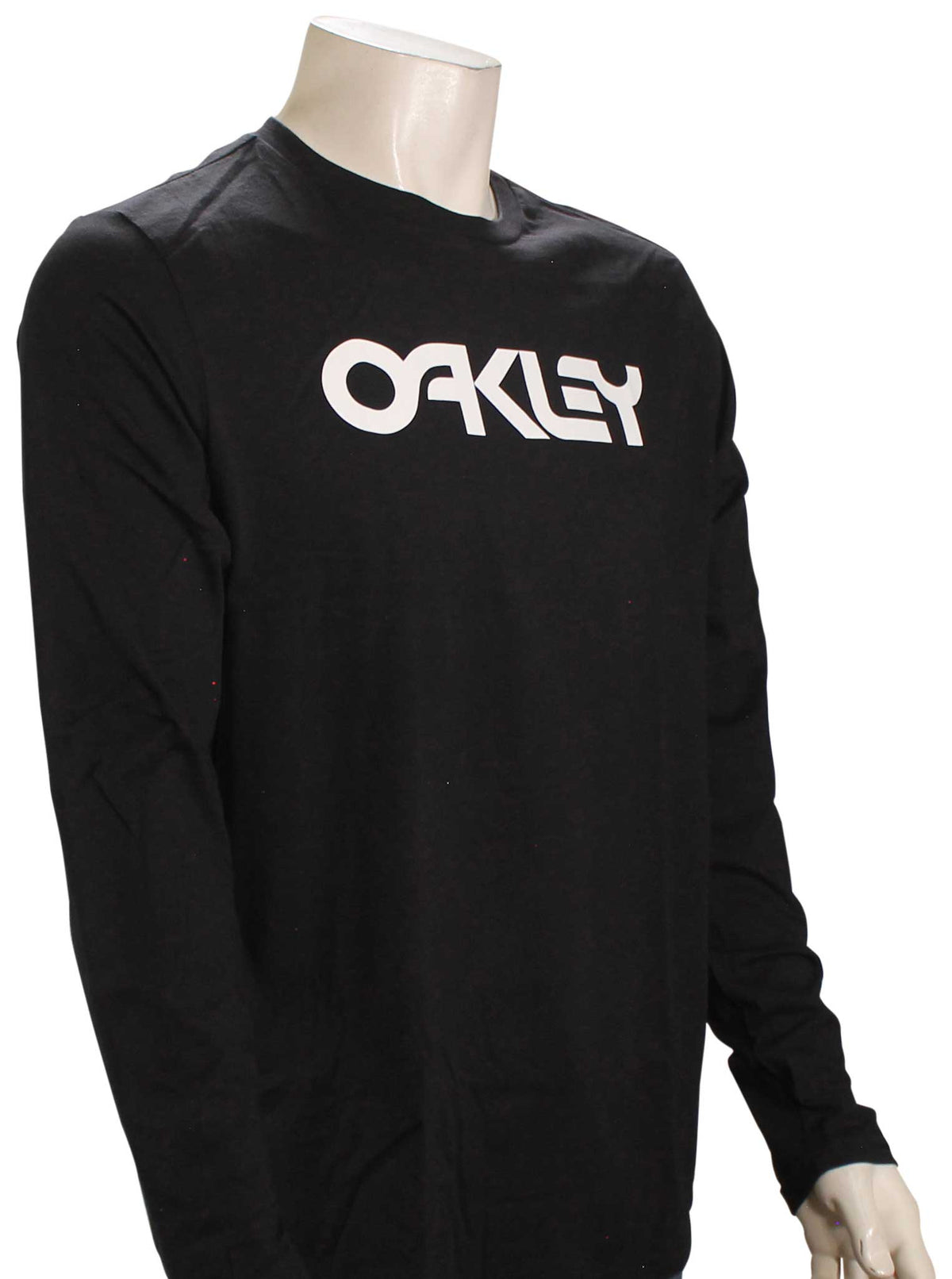 Oakley Mark LS T-Shirt - Classic Black / White