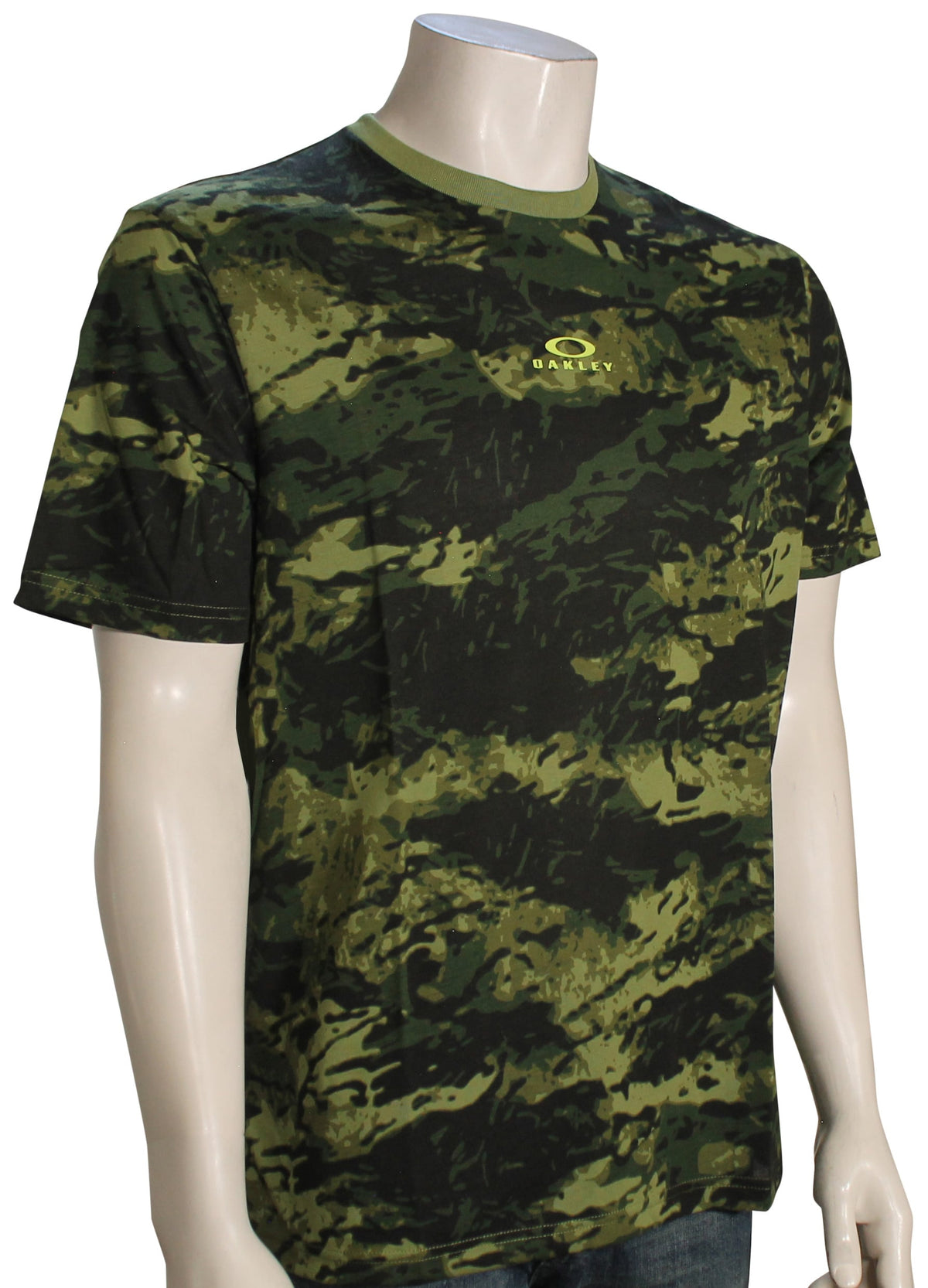 Oakley Bark New T-Shirt - Tiger Camo Green