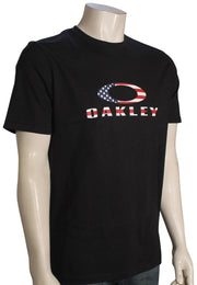 Oakley O Bark SS T-Shirt - Black / American Flag