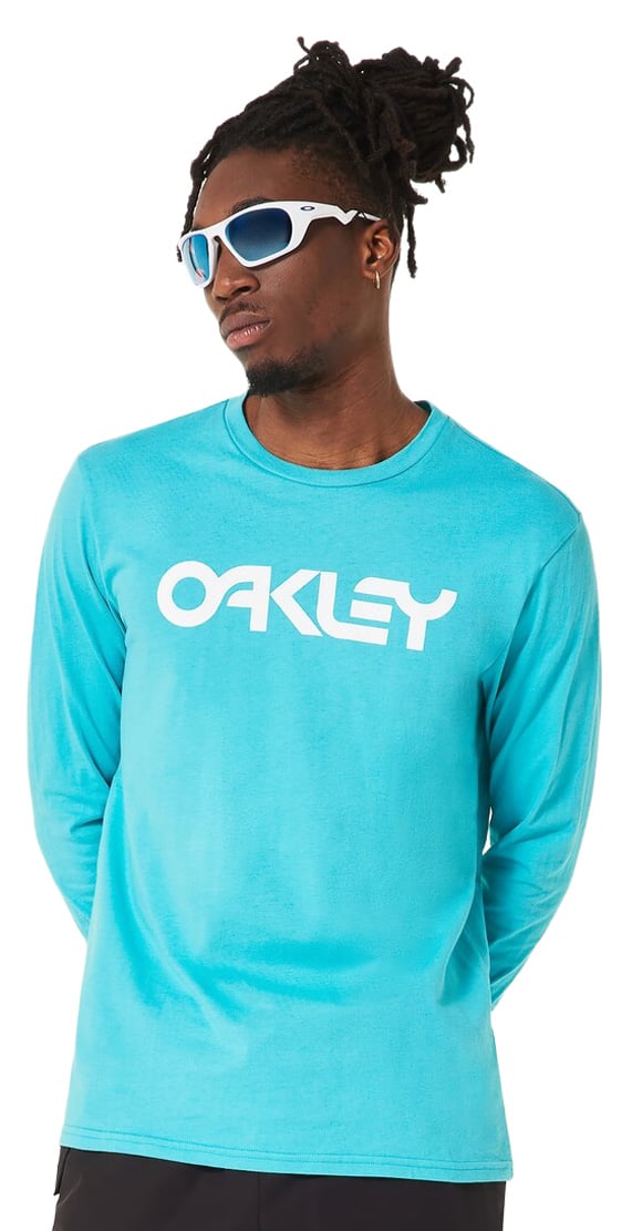 Oakley Mark LS T-Shirt - Swimming Pool Blue