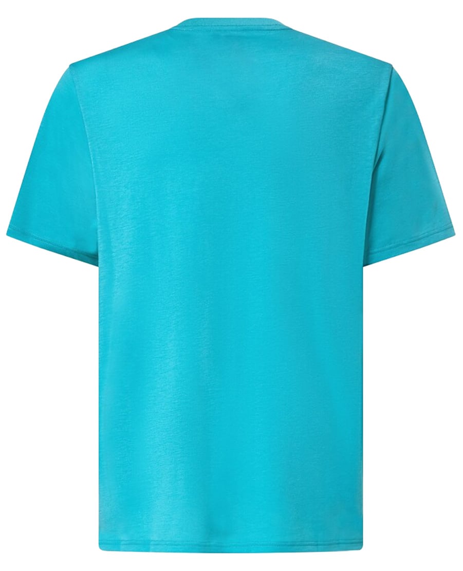 Oakley Bark New T-Shirt - Swimming Pool Blue – back view