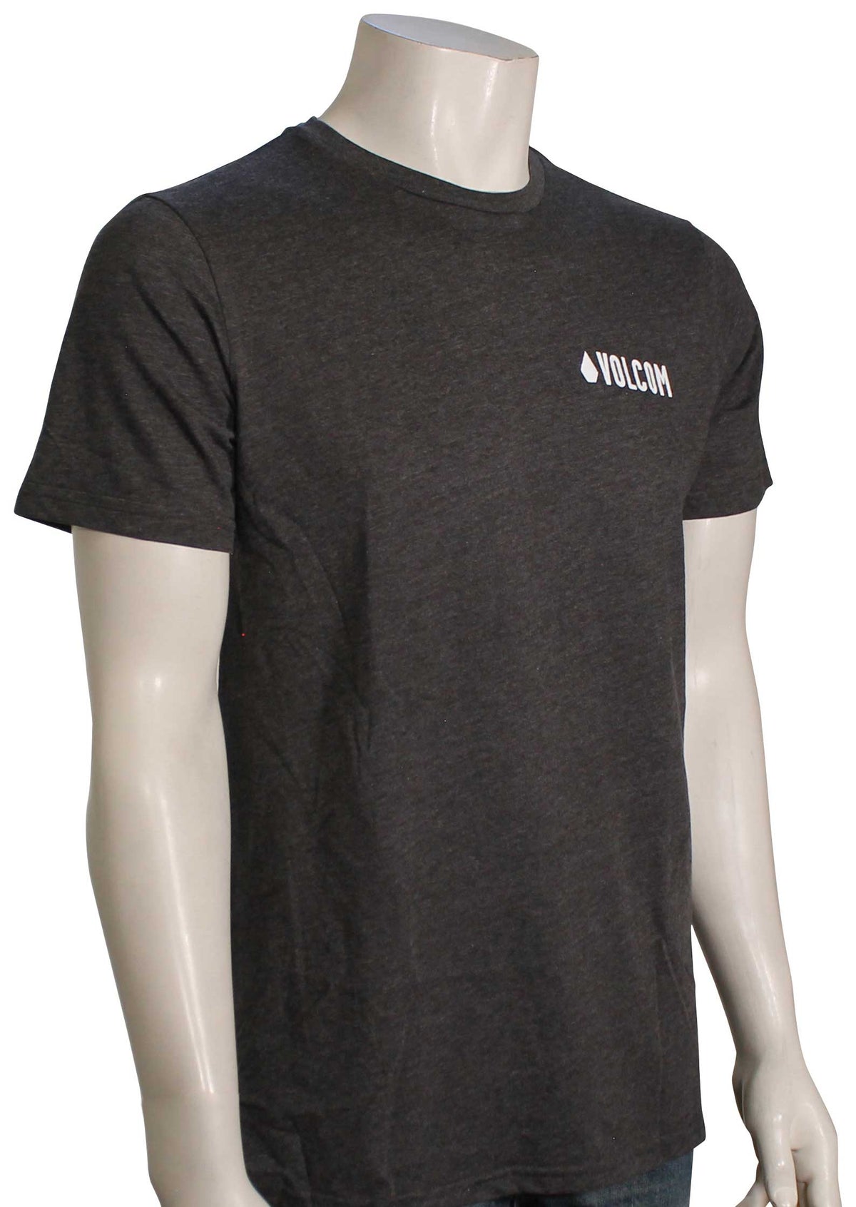 Volcom Print Fill T-Shirt - Heather Black