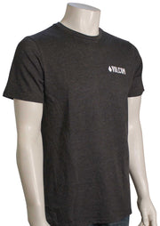 Volcom Print Fill T-Shirt - Heather Black