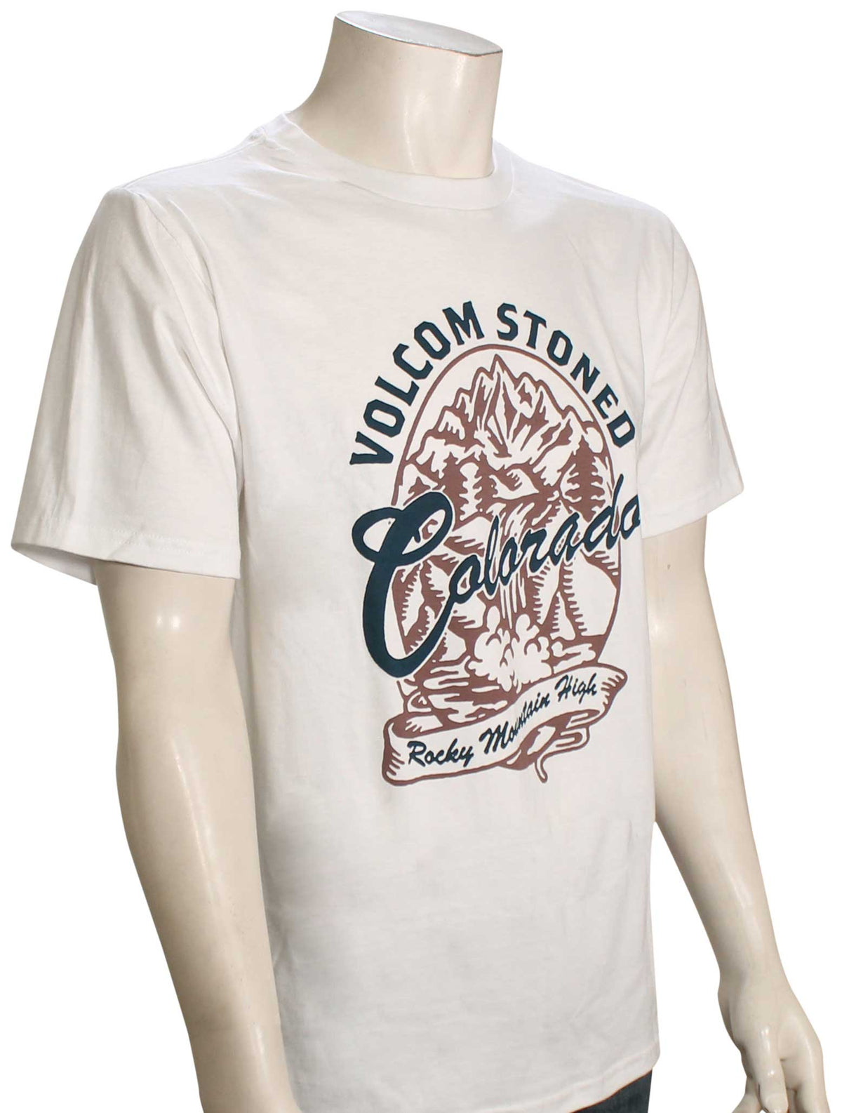 Volcom Colorado T-Shirt - White, front view