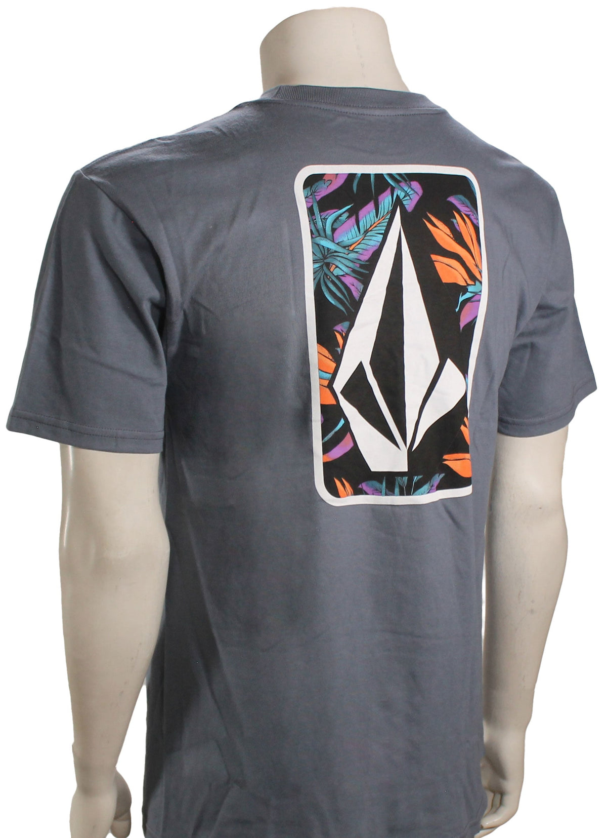 Volcom Full Pipe T-Shirt - Dark Stone – back view