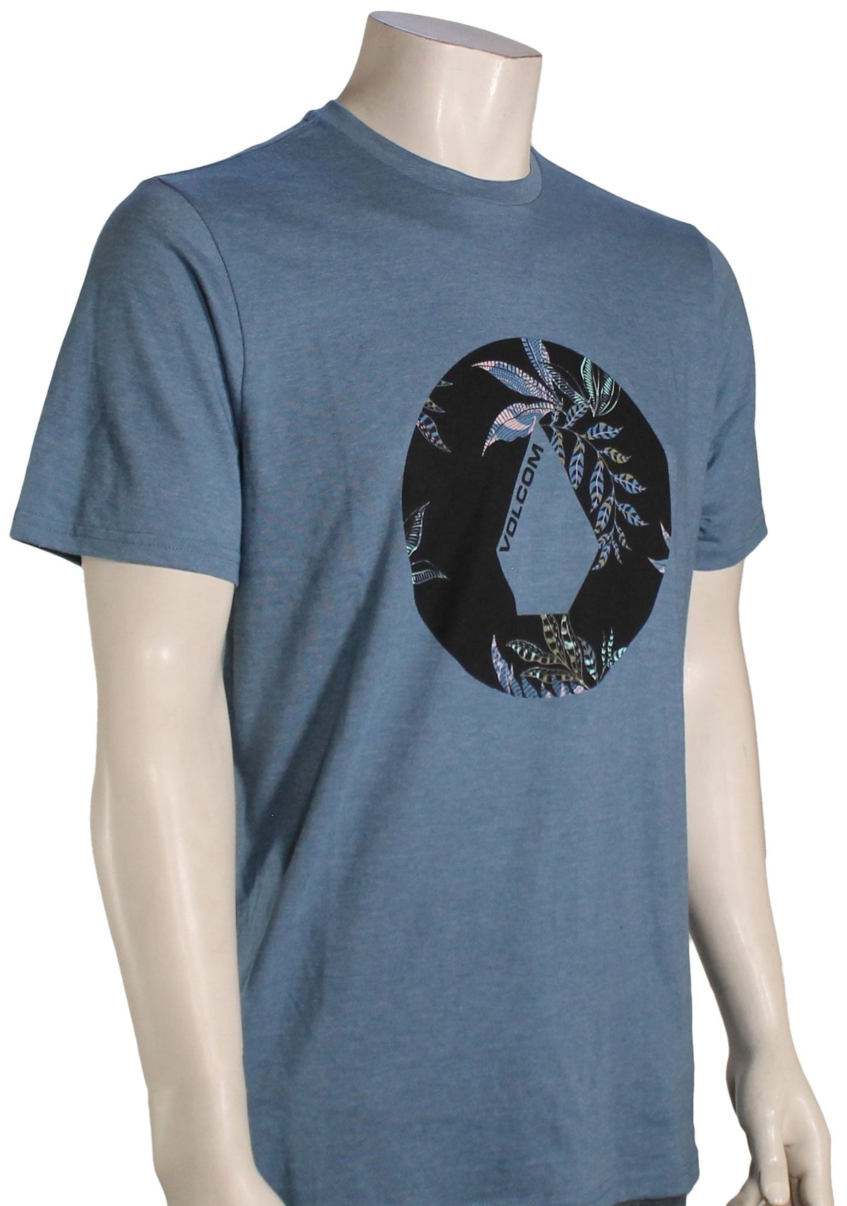 Volcom Fill It Up T-Shirt - Stone Blue Heather