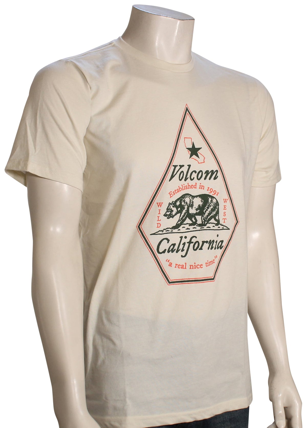Volcom Calinice Time T-Shirt - Off White Heather