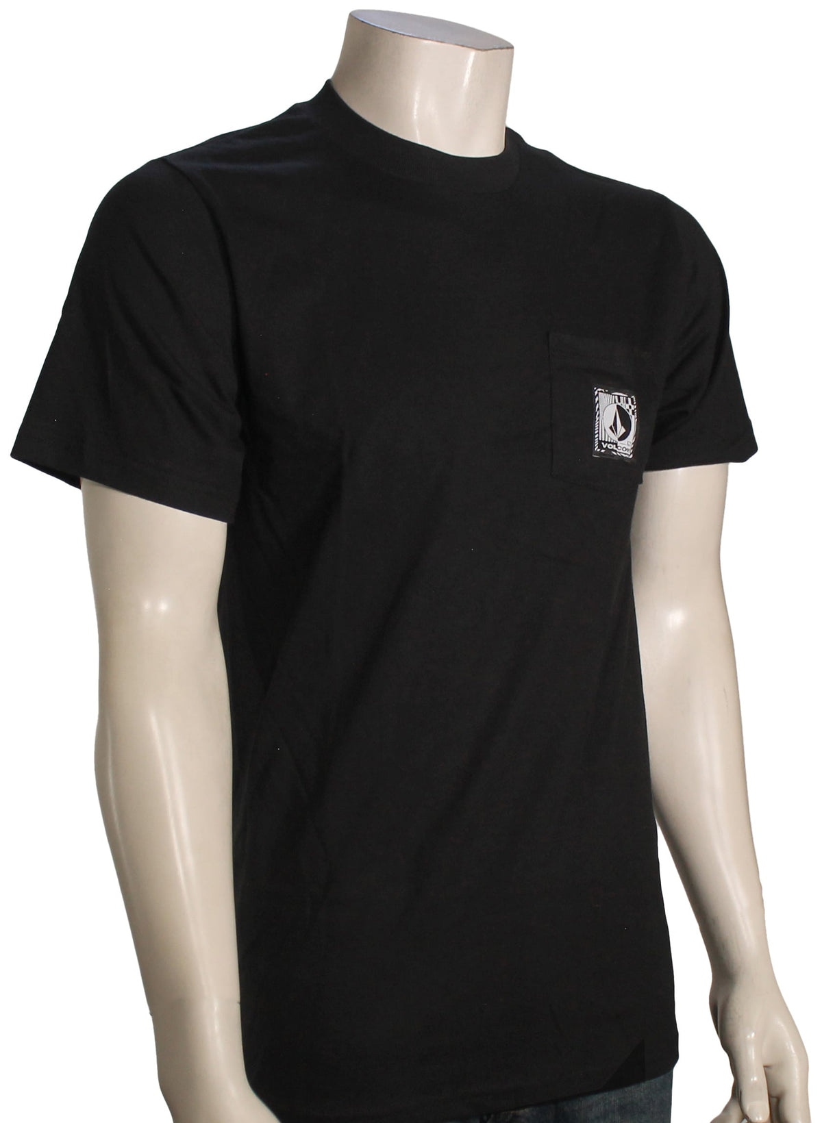 Volcom Fracking Pocket Label T-Shirt - Black