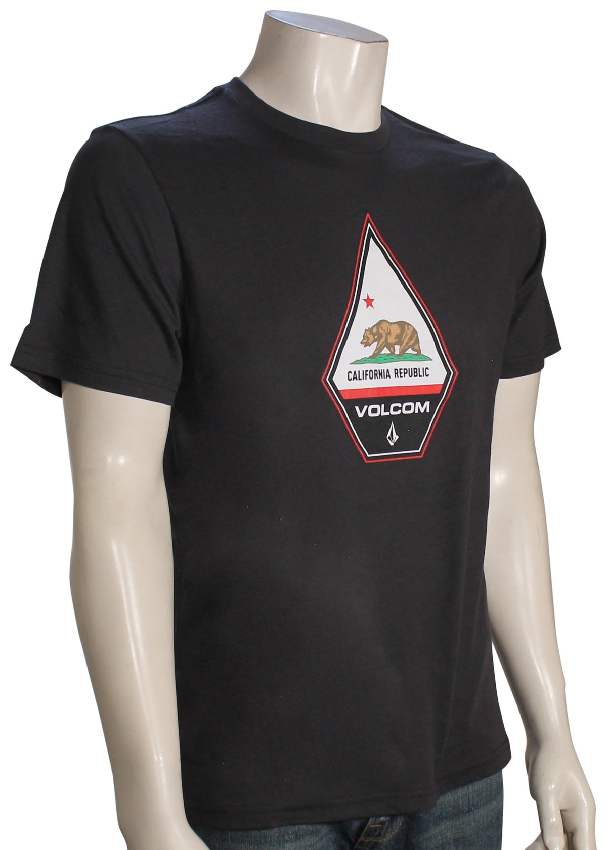 Volcom Californeye SS T-Shirt - Washed Black Heather