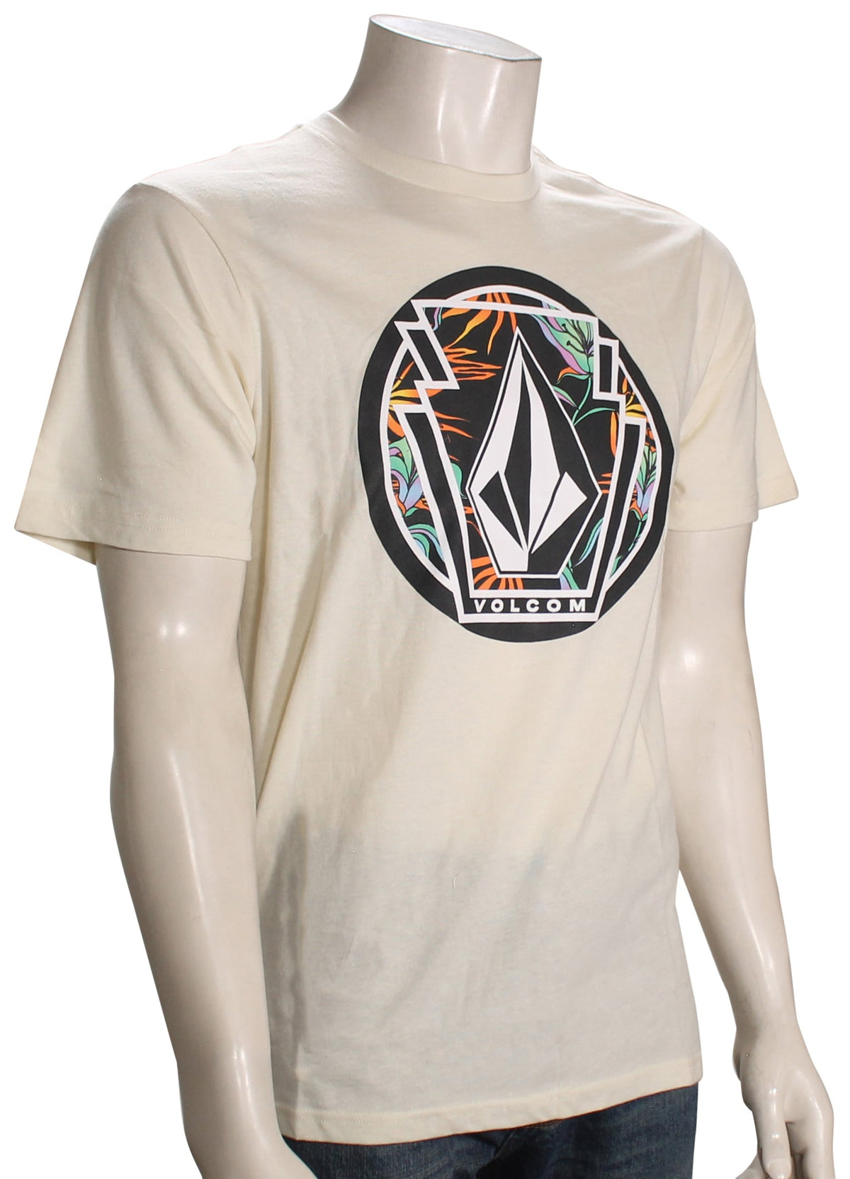 Volcom Melting SS T-Shirt - Off White Heather