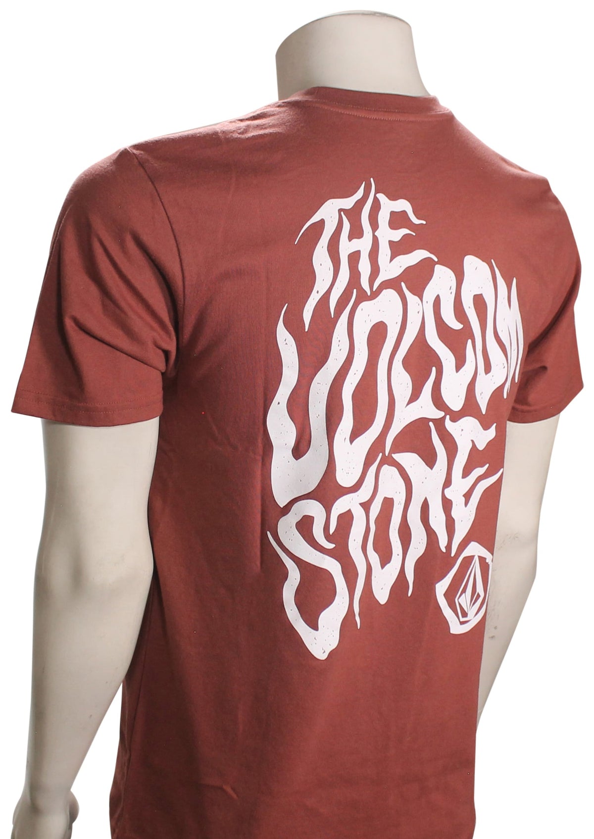 Volcom Wavvy SS T-Shirt - Mahogany Heather – back view