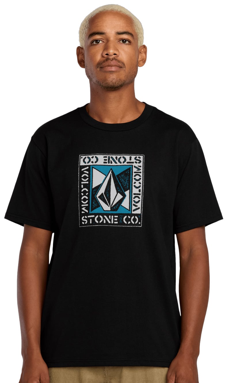 Volcom Angle Iron SS T-Shirt - Black