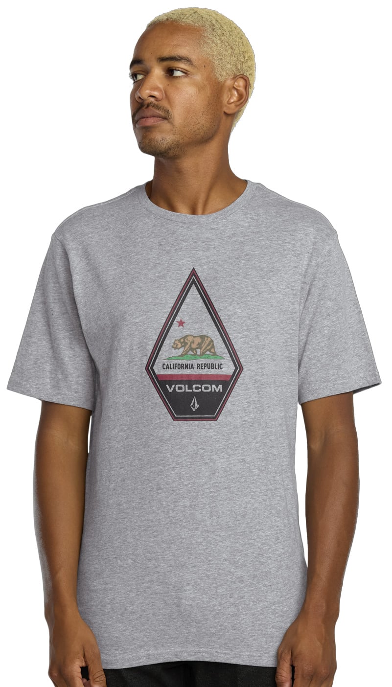 Volcom Californeye SS T-Shirt - Heather Grey