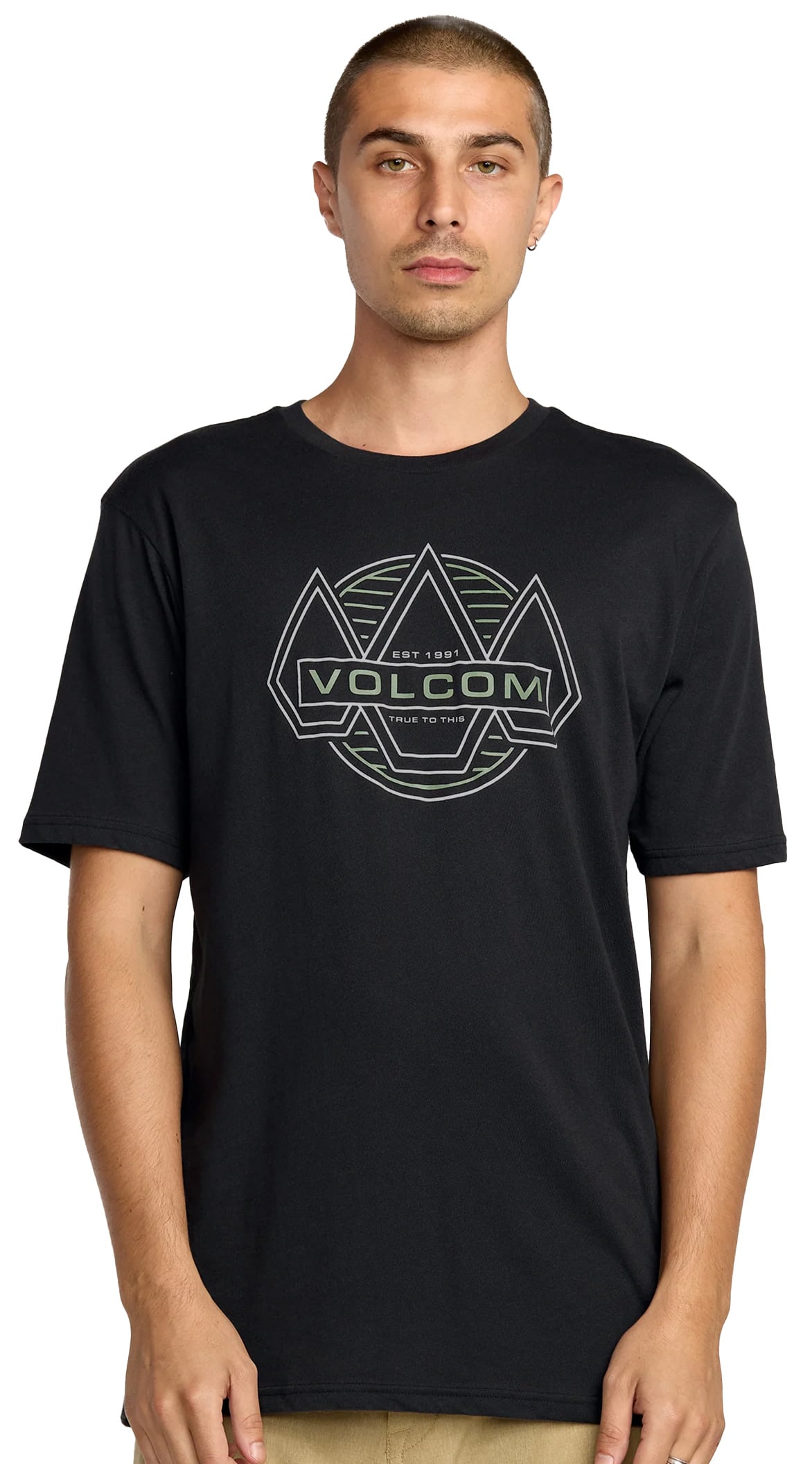 Volcom Walker SS T-Shirt - Washed Black Heather