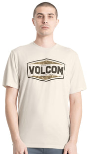 Volcom Fillerup SS T-Shirt - Off White Heather